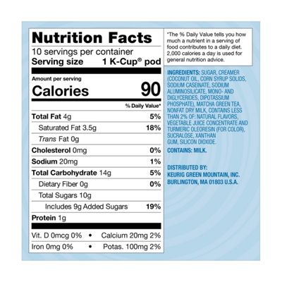 Keurig K-Cup Vanilla Matcha Latte - Image 6