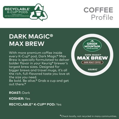 Keurig K-Cup Dark Magic Max Brew Coffee - Image 7