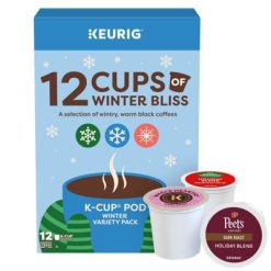 Keurig K-Cup 12 Cups of Winter Bliss Variety Pack