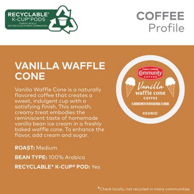 Keurig K-Cup Vanilla Waffle Cone Coffee - Image 9