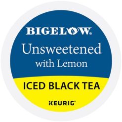 Keurig K-Cup Black Tea with Lemon Unsweetened Iced Tea